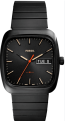 Correa de reloj Fossil FS5333 Acero inoxidable Negro 22mm